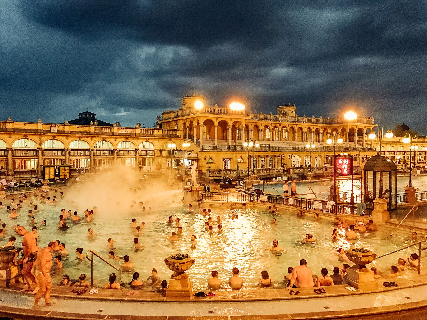 Széchenyi-Thermalbad in Budapest