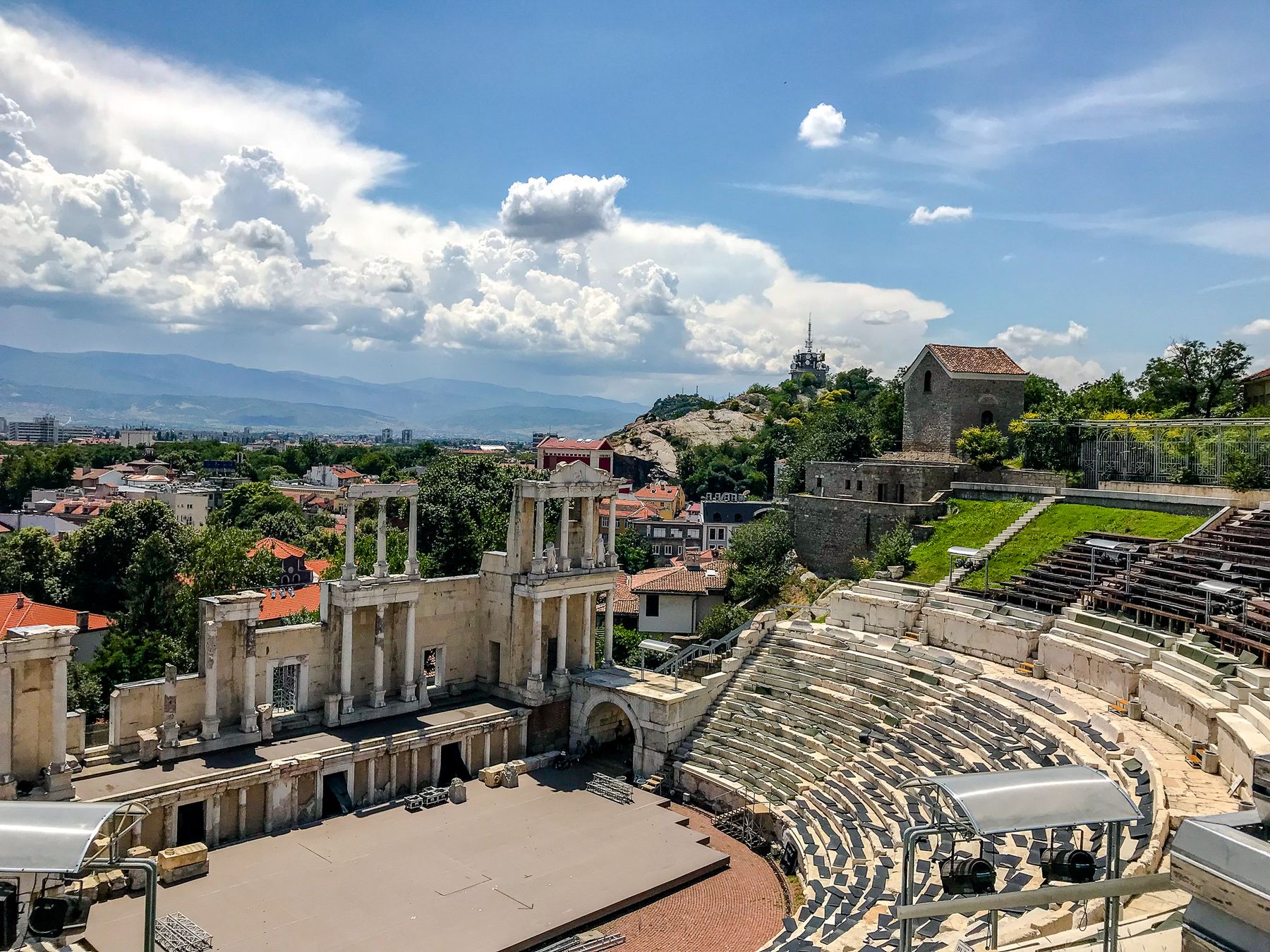 Das Antike Römische Amphitheater in Plovdiv