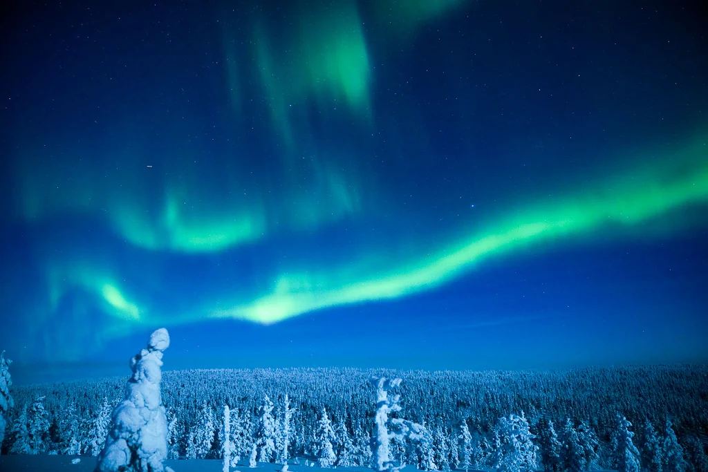 Winterwunderland Lappland, Finnland
