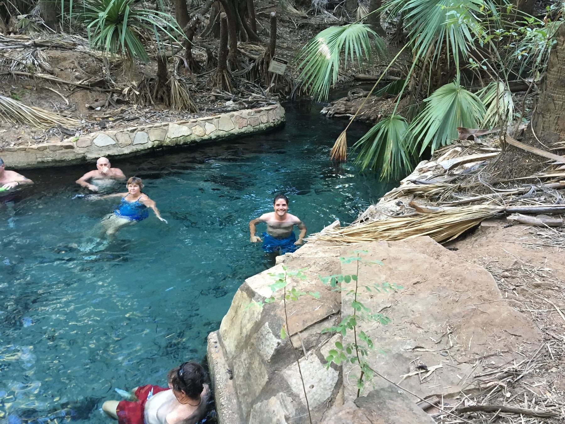 Natural thermal springs in Mataranka